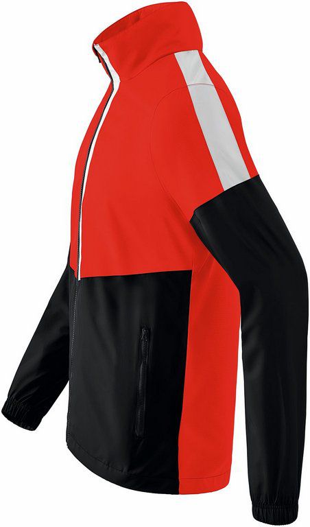 Squad Allwetterjacke - rot/schwarz/weiss, 100% PES