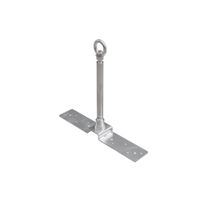 Riwega SafeGuard Flat AP7 Ø 26 ASP - H:300mm Grundplatte: 441x80mm Edelst.