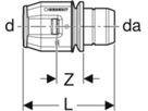 PushFit Verteiler-Steckübergang PushFit