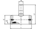 T-Stücke reduziert ALIAXIS FRIALEN TA - RED d 32/20 mm