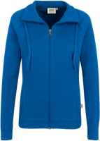 Damen-Sweatjacke College 2XL royalblau - 70% Baumwolle, 30% Polyester, 300 g/m²