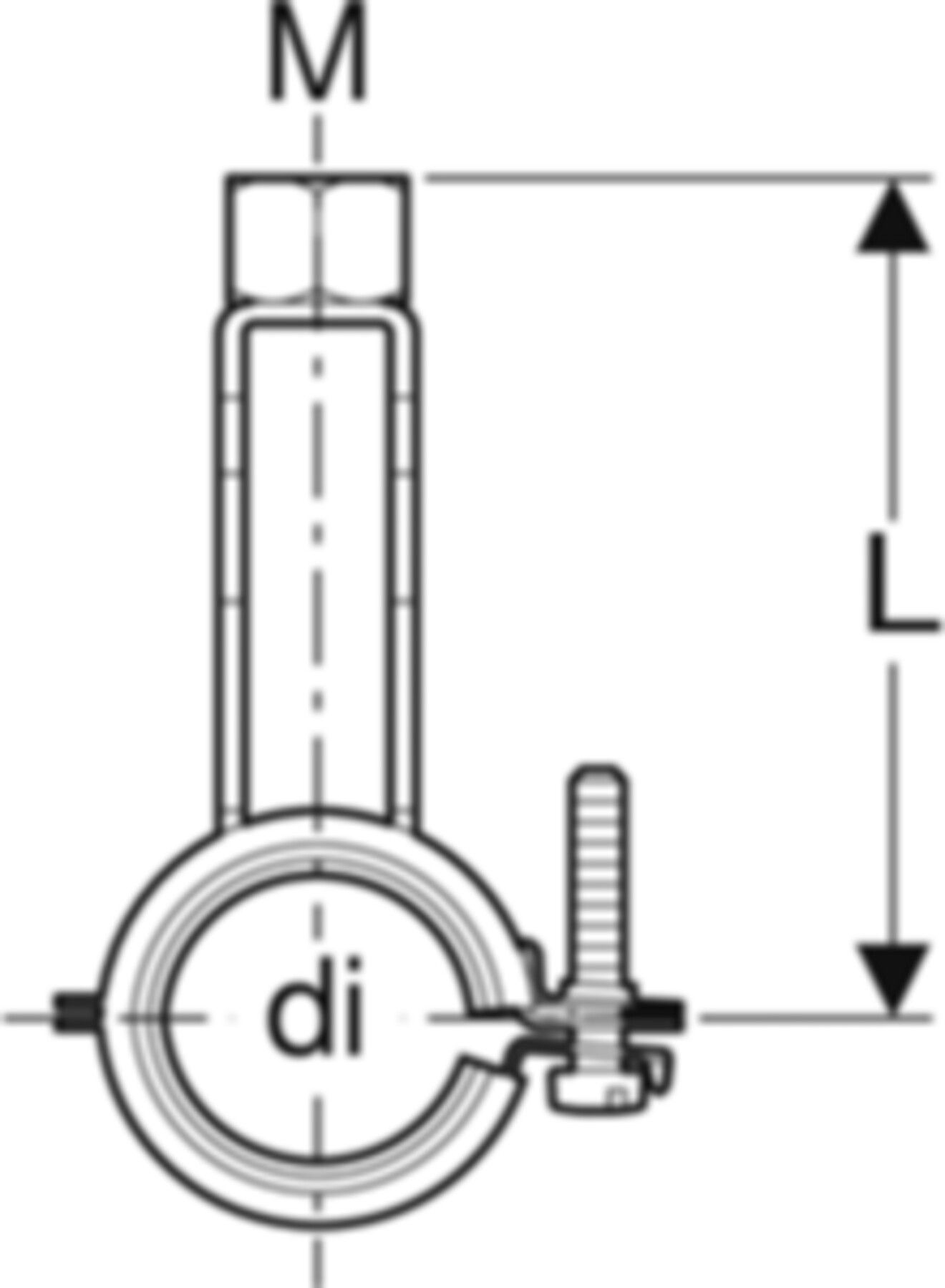 PushFit Befestigungs-Set Verteiler - gekröpft