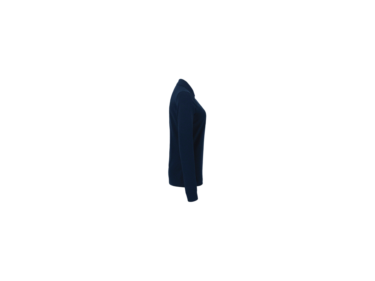 Damen-Longsleeve-Polosh. Perf. 4XL tinte - 50% Baumwolle, 50% Polyester, 220 g/m²