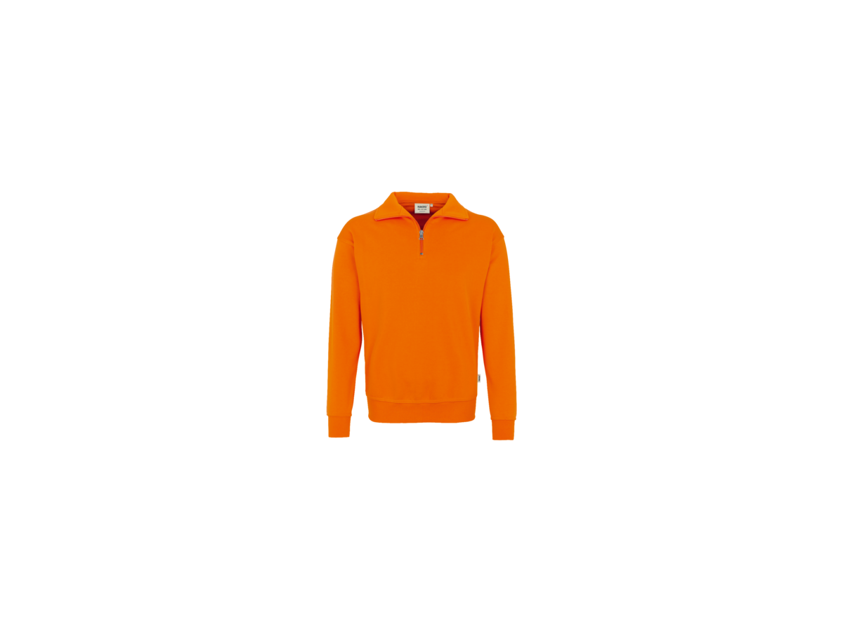 Zip-Sweatshirt Premium Gr. L, orange - 70% Baumwolle, 30% Polyester, 300 g/m²