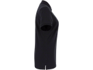 Damen-Poloshirt Top Gr. S, schwarz - 100% Baumwolle, 200 g/m²