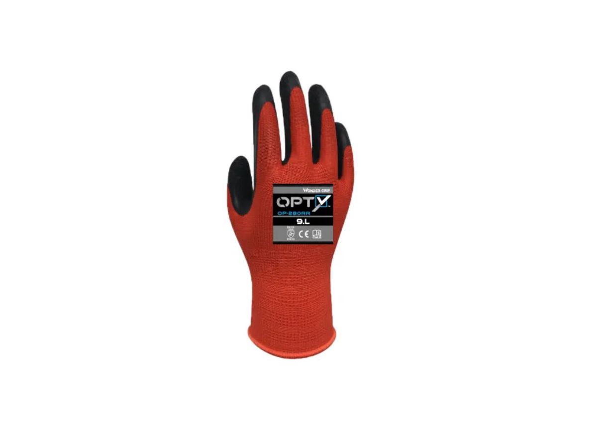Schutzhandschuh OP-280RR-TAG Opty - aus Latex, rot/schwarz