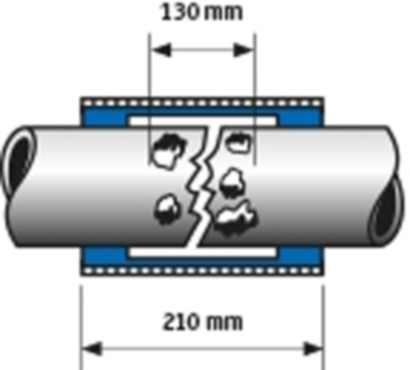 Reparaturkupplungen AQUAFORM RepaFlex 22