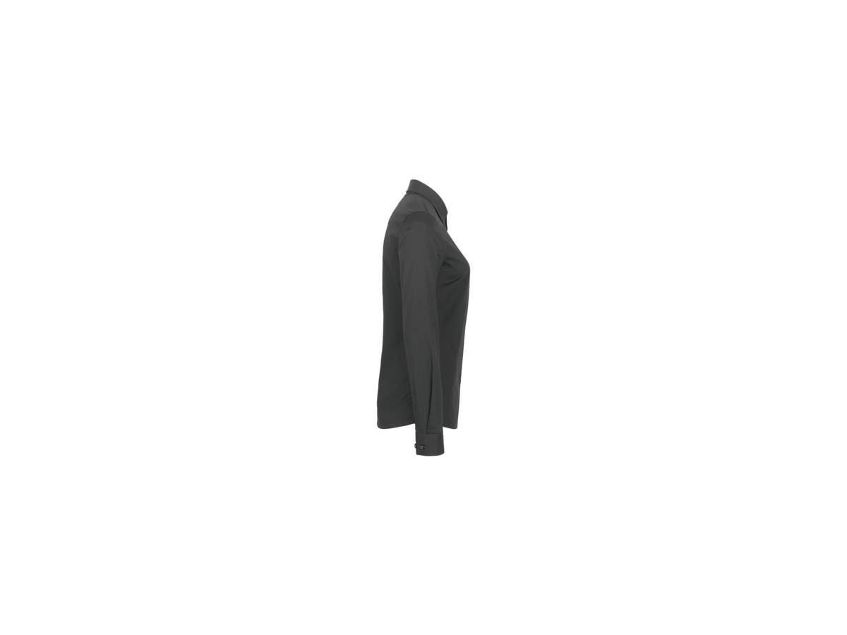 Bluse 1/1-Arm Perf. Gr. XL, anthrazit - 50% Baumwolle, 50% Polyester, 120 g/m²