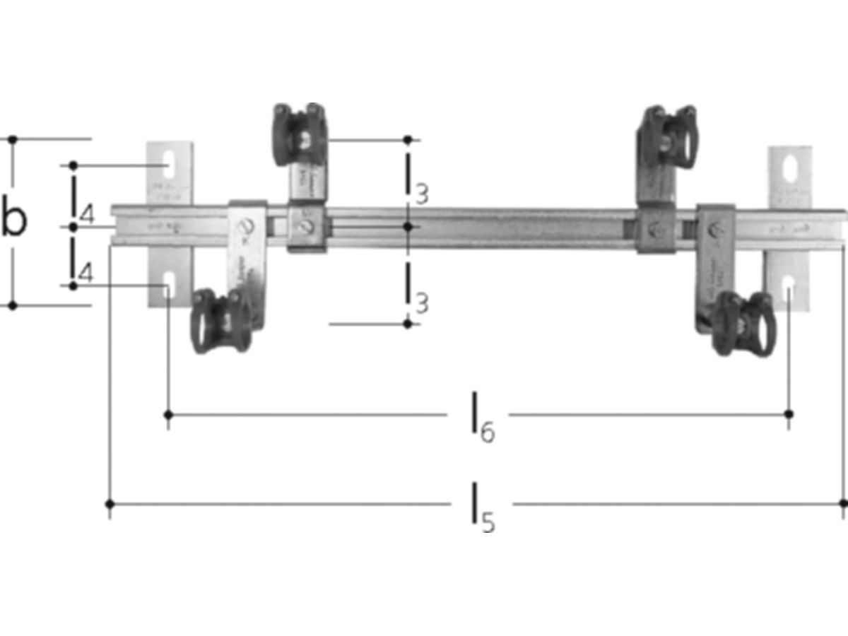 Sanipex Halterung für Verteiler