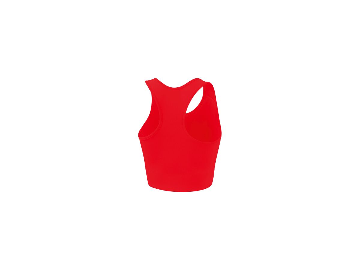 Racing Bra Damen - Farbe: rot, 84% Polyester, 16% Elasthan