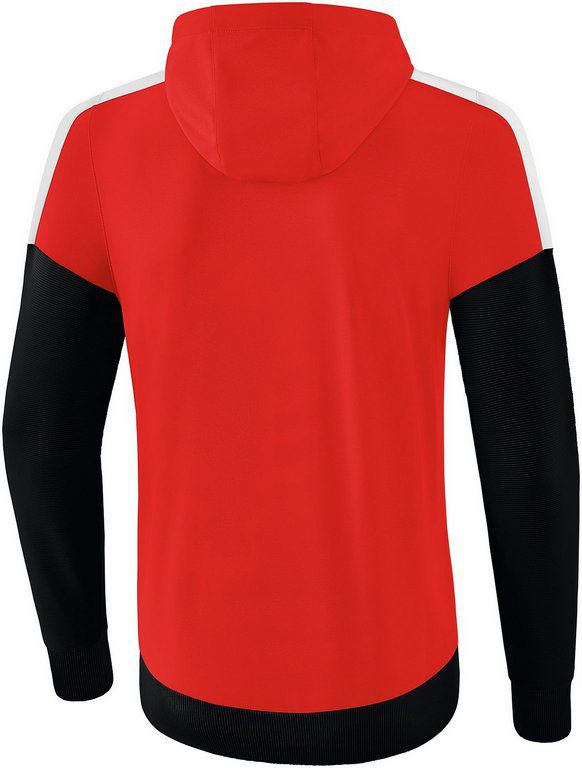 Squad Trainingsjacke mit Kapuze - rot/schwarz/weiss, 100% PES