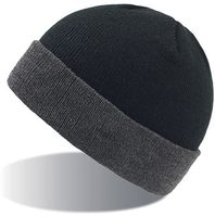 Atlantis Wind Beanie One Size - AT703 Black Grey