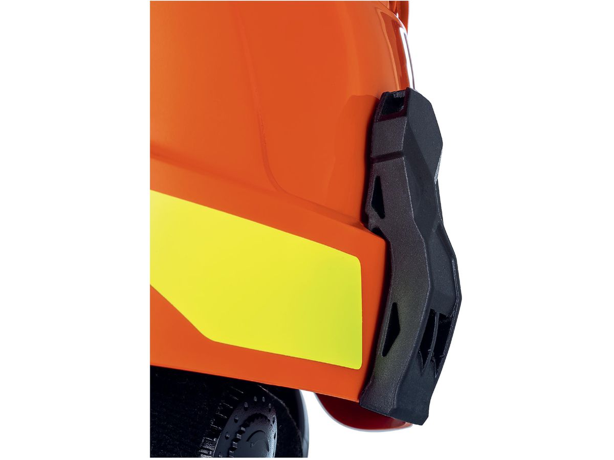 UVEX pheos forestry Schutzhelm orange - mit Metallvisier und Gehörschutz