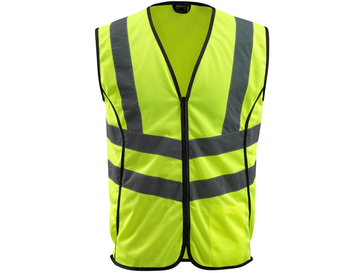 Wingate Warnweste hi-vis gelb, Gr. S - mit Reissverschluss, 100% PES, 120 g/m2