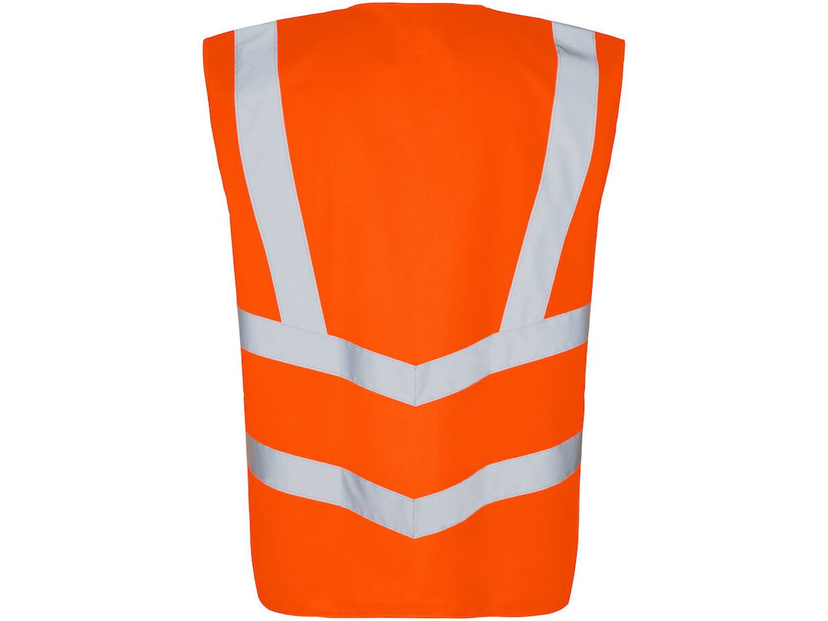 Safety EN ISO 20741 Verkehrsweste orange - Gr. M/L, 100% PES, mit Klettverschluss