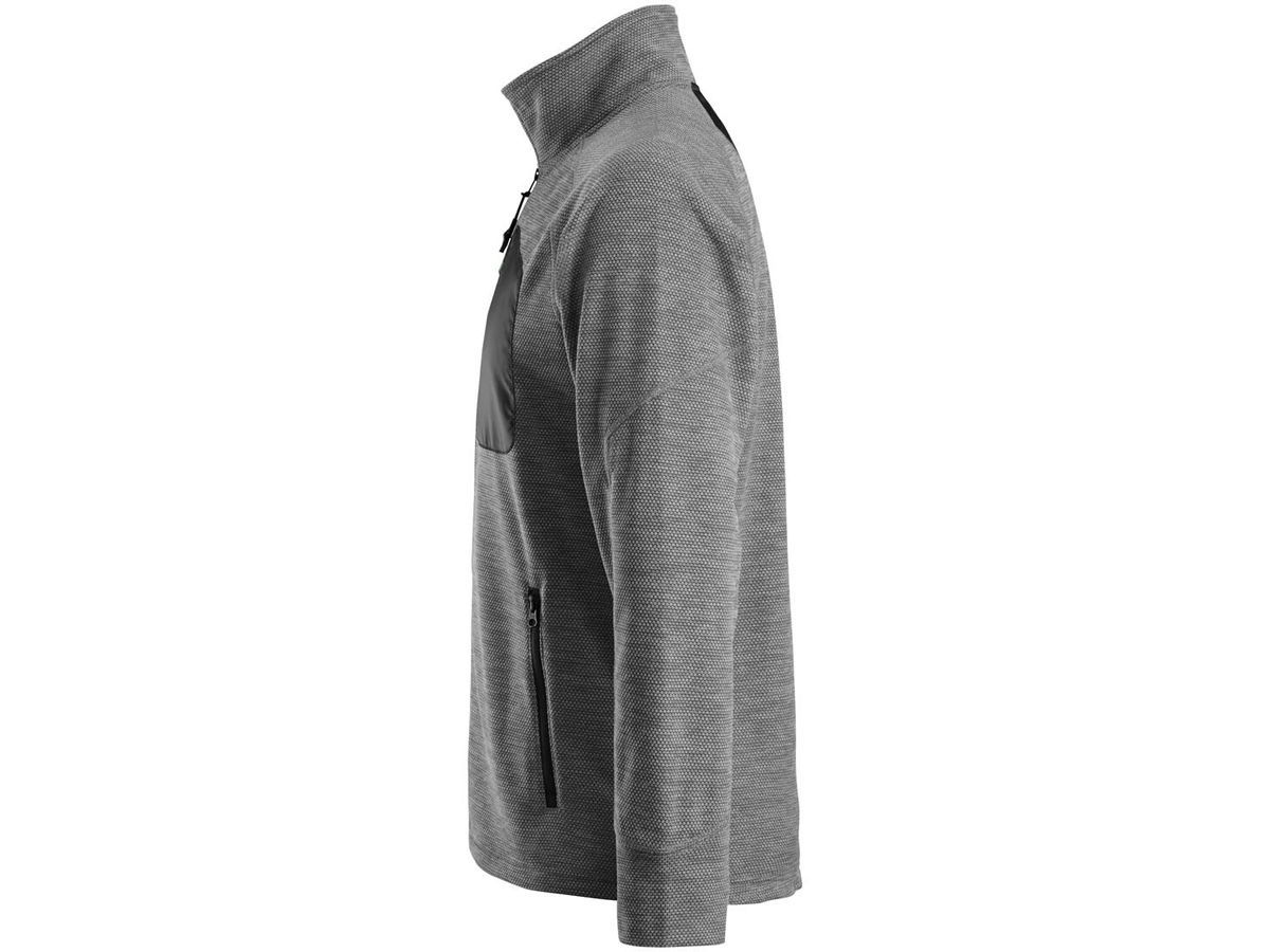 Flexi Work Fleece Jacke, Gr. 2XL - grau/schwarz, 100% PES, 210 g/m²