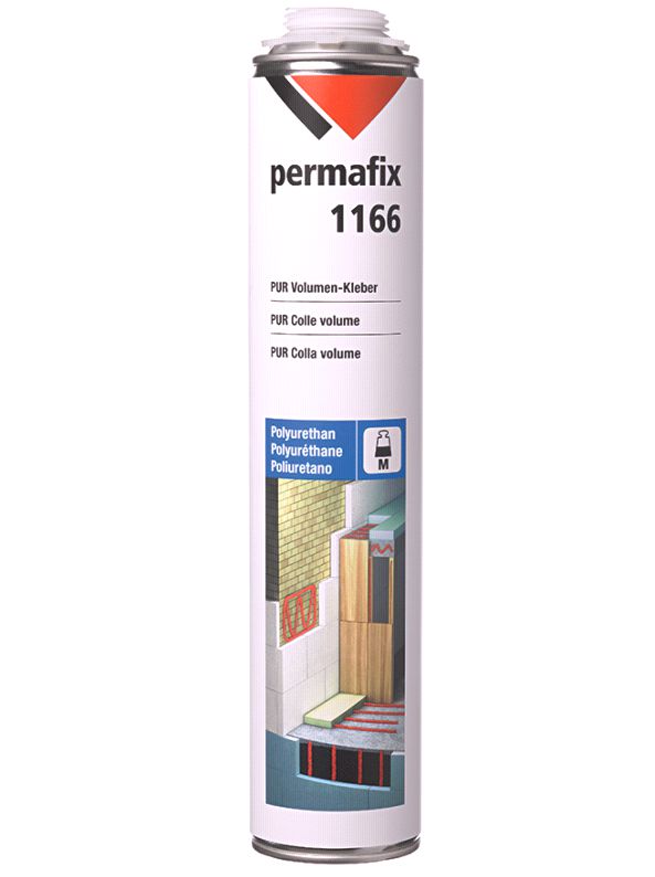 Permafix 1166 Volumen-Kleber EasyQuick - 1-komponentig PUR, 750 ml, grau