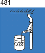 Wasserfalle mit Schwimmer (Kugel)