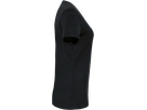 Damen-V-Shirt COOLMAX Gr. 3XL, schwarz - 100% Polyester, 130 g/m²