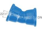 Hochdruckguss Bogen 22° 2 Steckmuffen - Fig. 2824A
