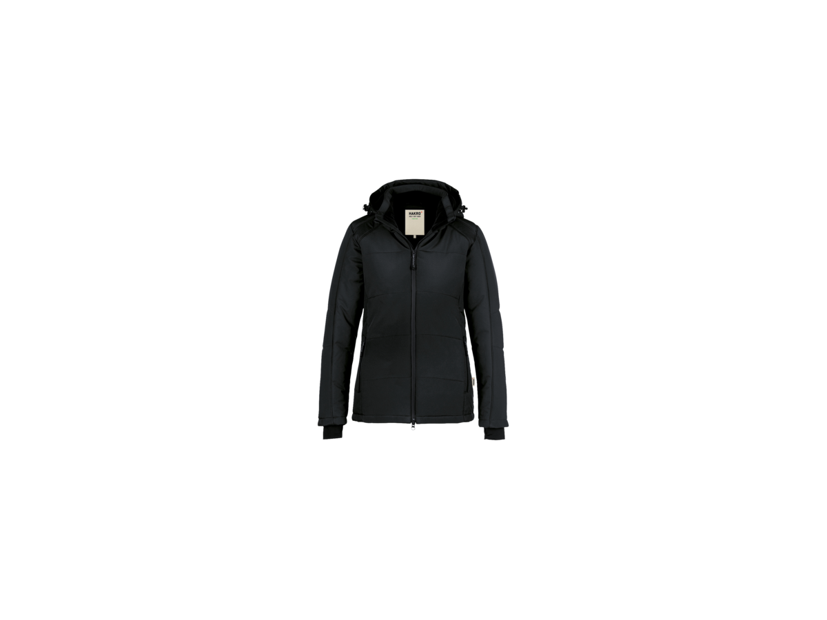 Damen-Thermojacke Ohio Gr. L, schwarz - Polyamid, Polyester, Elasthan