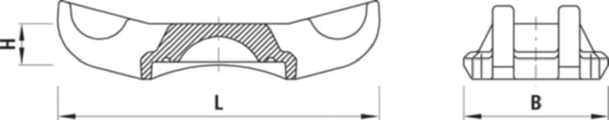 Universal-Blindschelle HAWLE PN 16 - DN 65 bis DN 500  3540
