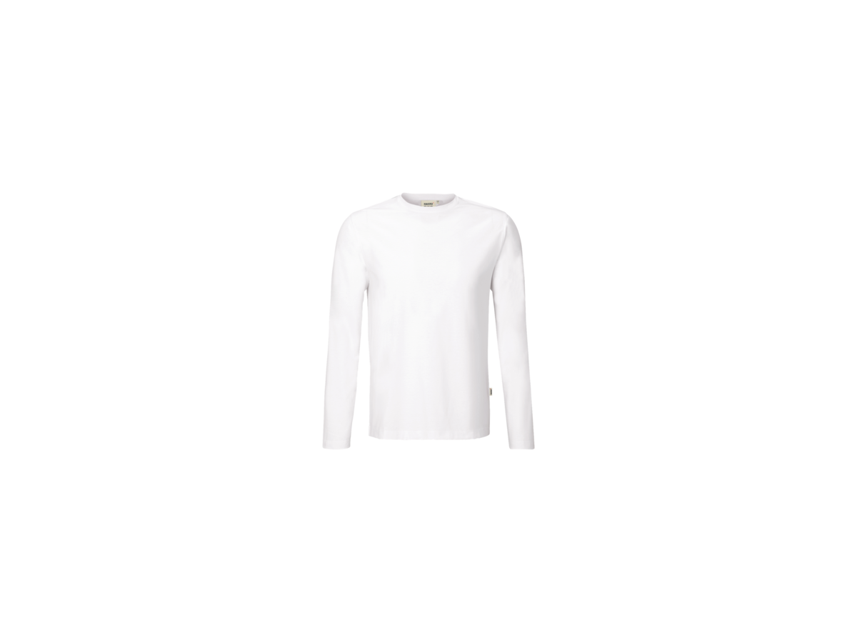 Longsleeve Performance Gr. 3XL, weiss - 50% Baumwolle, 50% Polyester, 190 g/m²