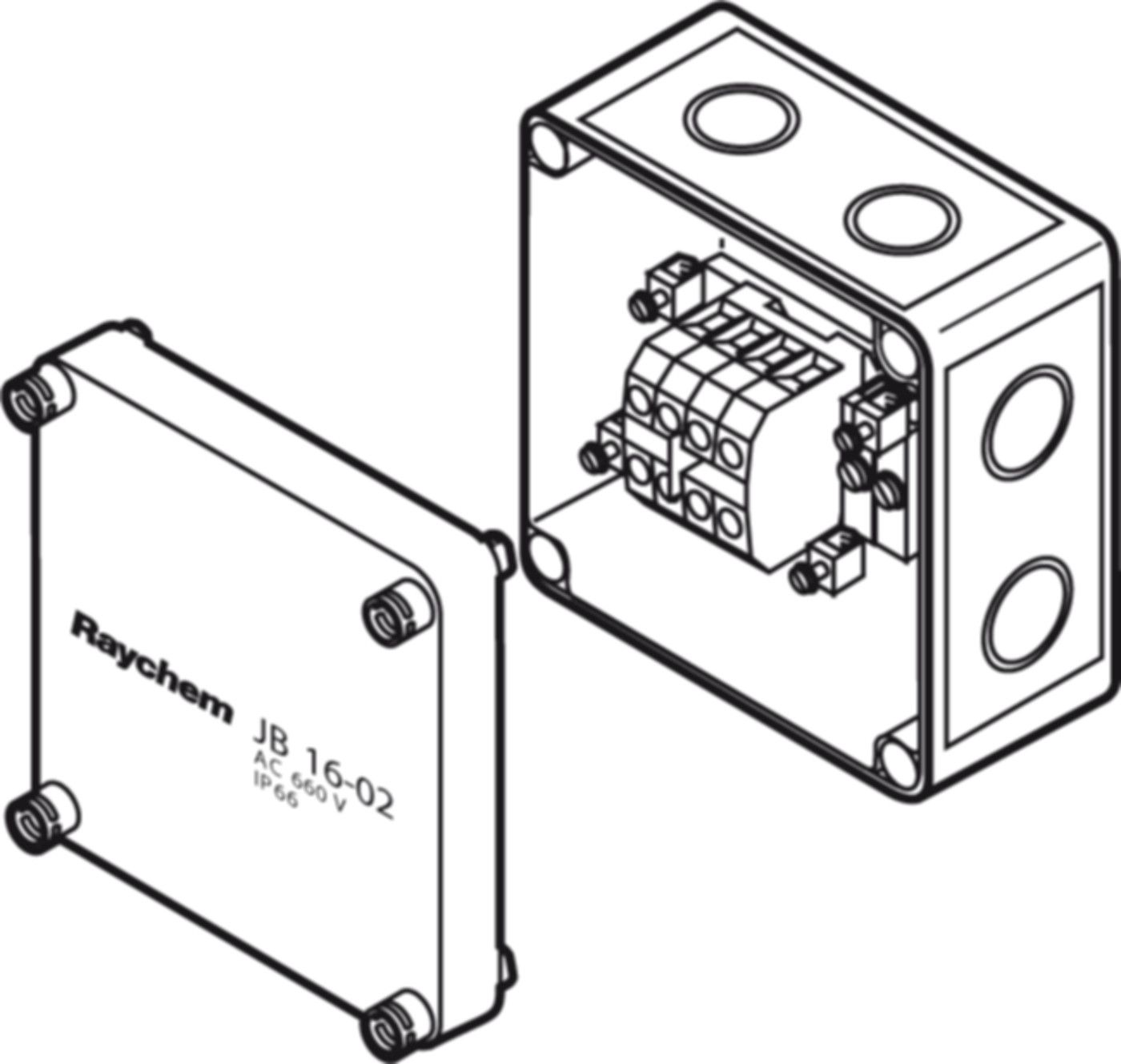 Anschlussdosen RAYCHEM JB 16-02