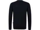 V-Pullover Premium-Cotton Gr. L, schwarz - 100% Baumwolle
