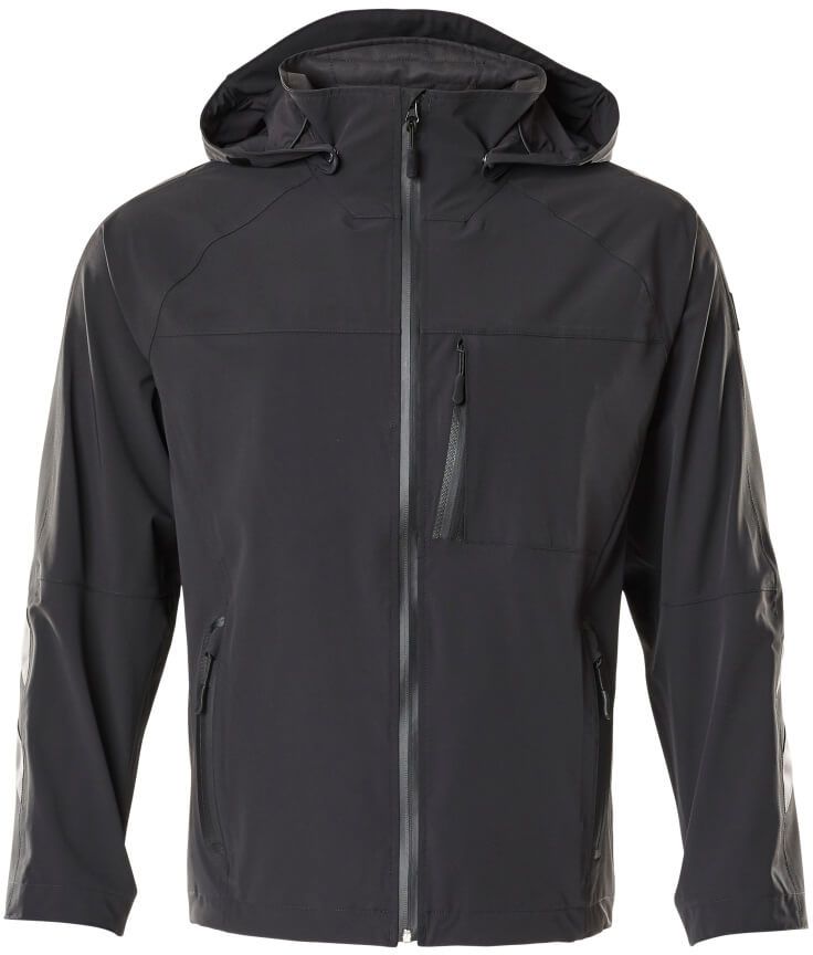 Hard Shell Jacke Stretch, leicht - wasserdicht, 87% PA / 13% EL, 200 g/m2