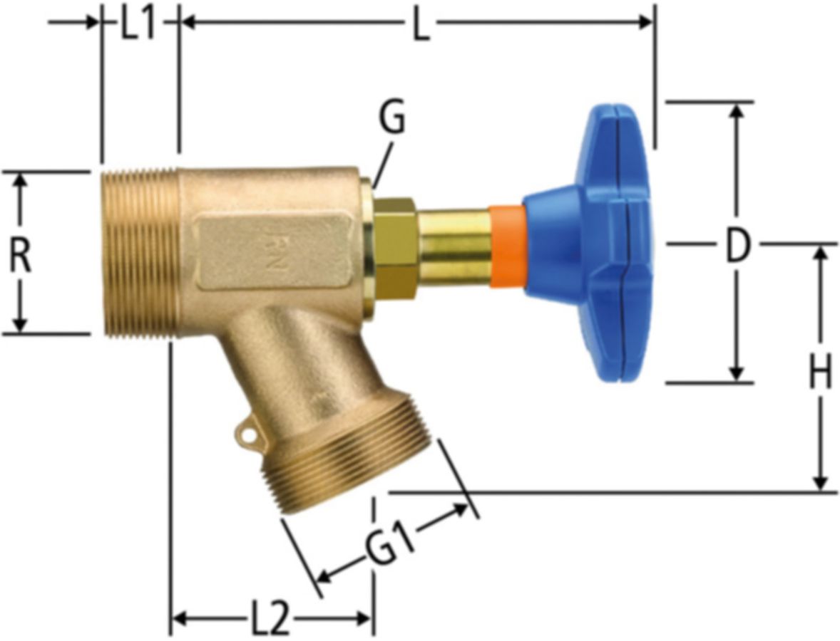 Feuerventil NUSSBAUM PN 16 - mit Easy-Top-Oberteil