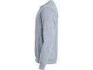 CLIQUE Basic Roundneck Sweatshirt Gr. L - graumeliert, 65% PES / 35% CO, 280 g/m²