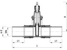 PE-Einschweiss-Schieber PN 16 - DN 100, d 110 mm  4810
