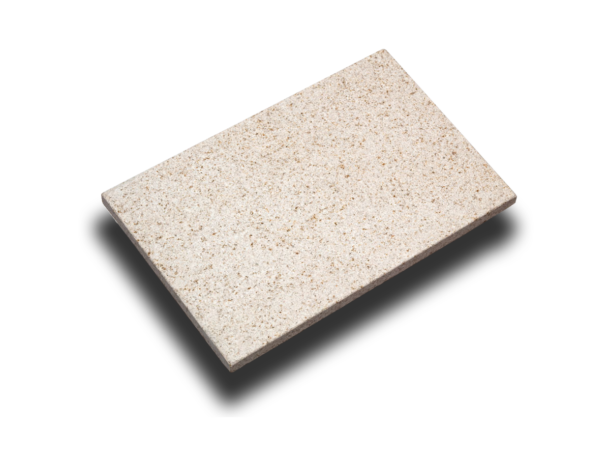 VRC Granit Platten G 682, 3 x 40 x 60 cm - gelb, gesägt / geflammt