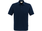 Pocket-Poloshirt Perf. Gr. XL, tinte - 50% Baumwolle, 50% Polyester, 200 g/m²