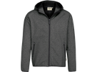 Kapuzenjacke Indiana XS anth. mel. - 100% Polyester, 230 g/m²