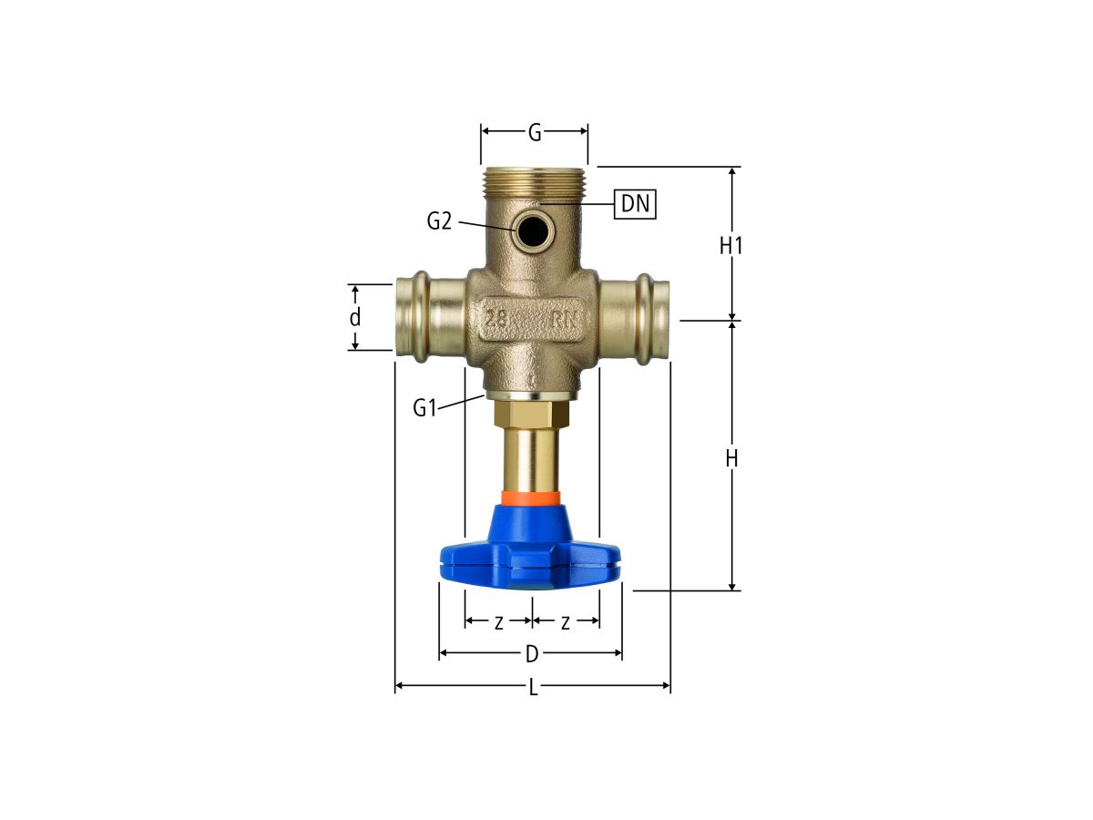 Optipress-Aquaplus-Batterieventil - 35 x 32
