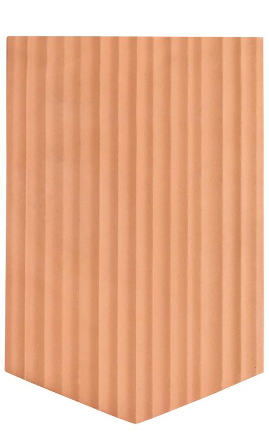 Biberschwanz Antik 1 1/2 spitz braun