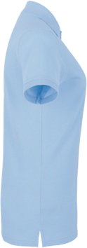 Damen-Poloshirt Classic Gr. 2XL, eisblau - 100% Baumwolle, 200 g/m²