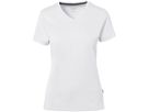 Damen V-Shirt Cotton Tec - 50% CO / 50% PES, 185 g/m²