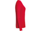 Damen-Longsleeve Performance Gr. S, rot - 50% Baumwolle, 50% Polyester