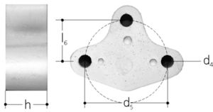 Sanipex Distanzstück - für Armaturenanschluss