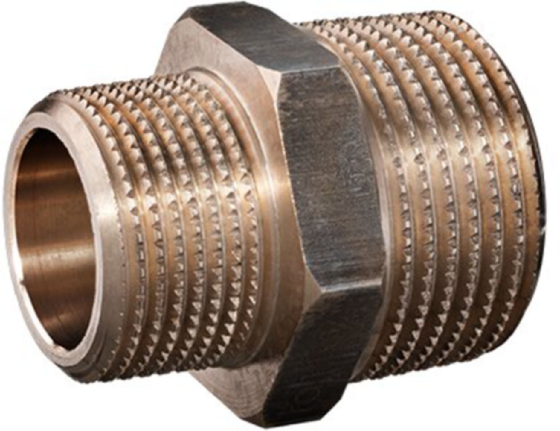 Reduziernippel Rotguss