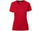 Damen V-Shirt Cotton Tec - 50% CO / 50% PES, 185 g/m²