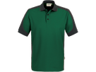 Poloshirt Contrast Perf. M tanne/anth. - 50% Baumwolle, 50% Polyester, 200 g/m²