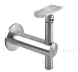 Handlaufhalter für Wand mit Gelenk, - Höhenverstellbar, Wst. 4301