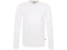 Longsleeve Heavy Gr. L, weiss - 100% Baumwolle, 185 g/m²