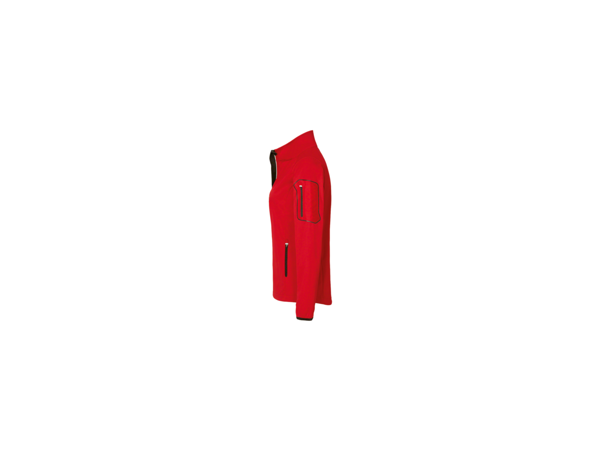 Damen-Light-Softshelljacke Sidney M rot - 100% Polyester, 170 g/m²