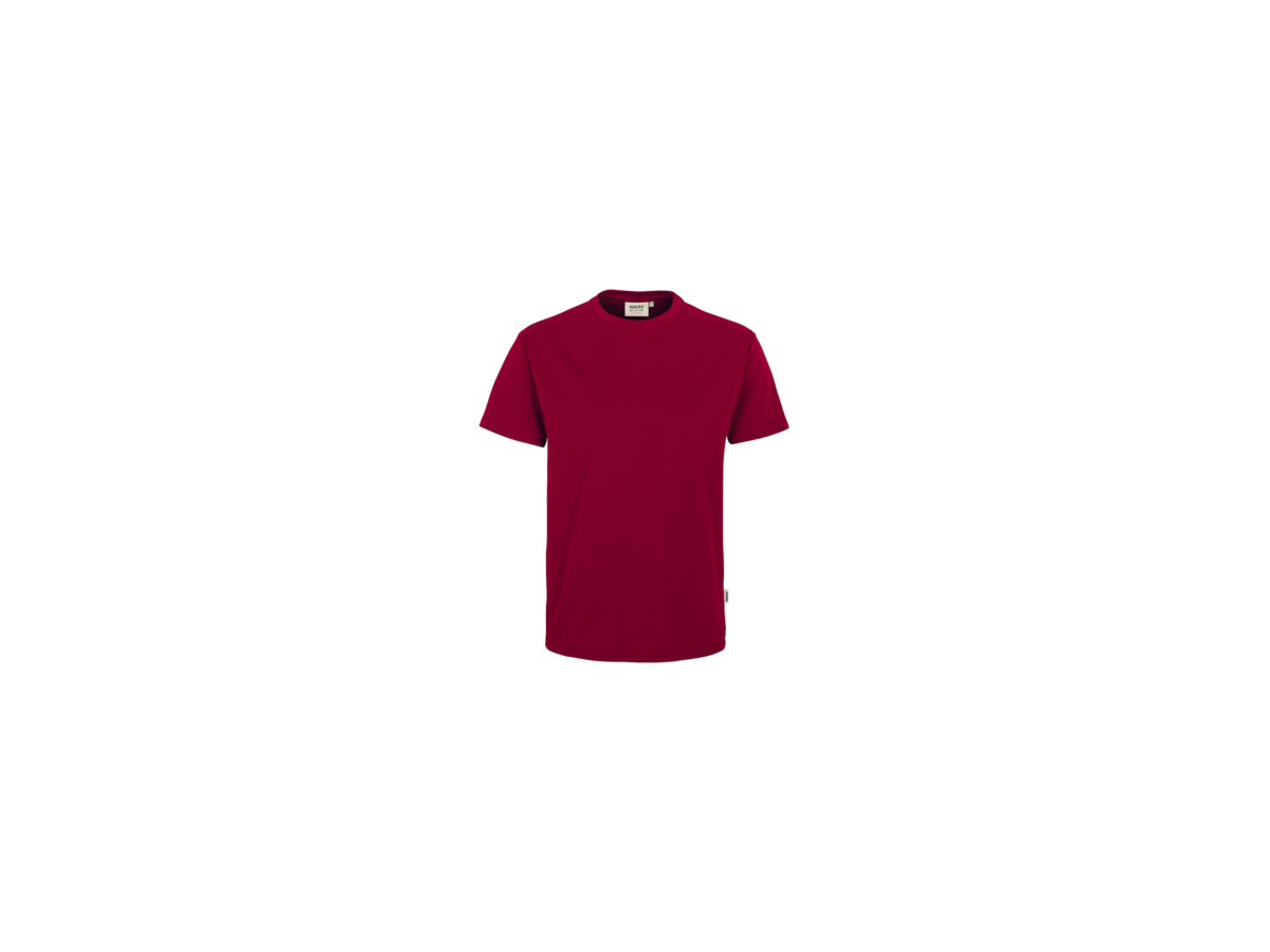 T-Shirt Performance Gr. 2XL, weinrot - 50% Baumwolle, 50% Polyester