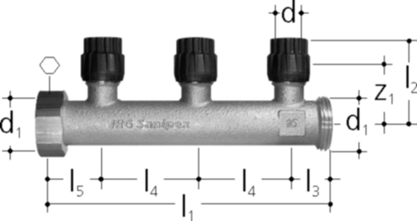 Sanipex MT-Verteiler